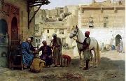 Arab or Arabic people and life. Orientalism oil paintings 98 unknow artist